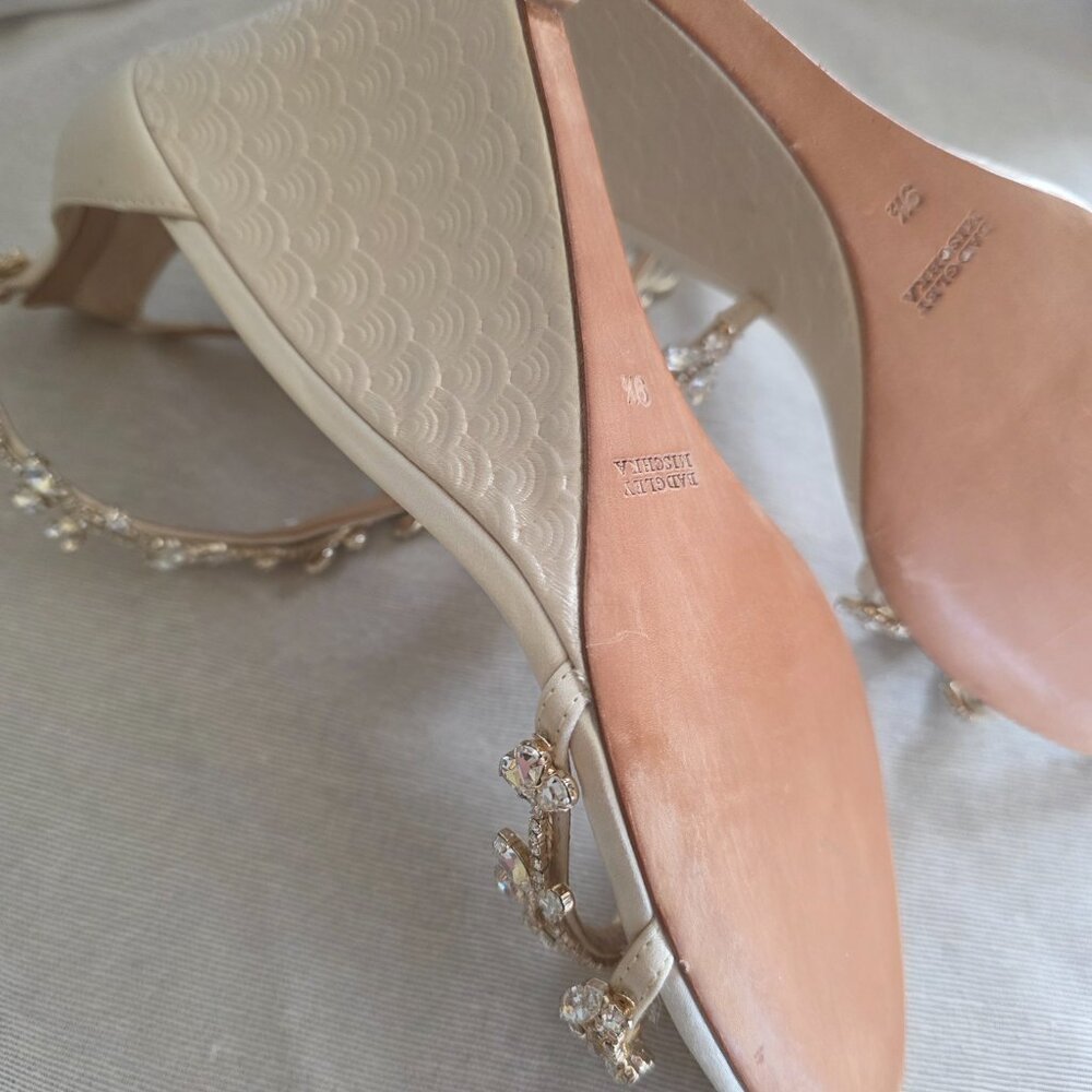 Badgley Mishka Champaign Jeweled Wedding Shoes - Picture 8 of 10